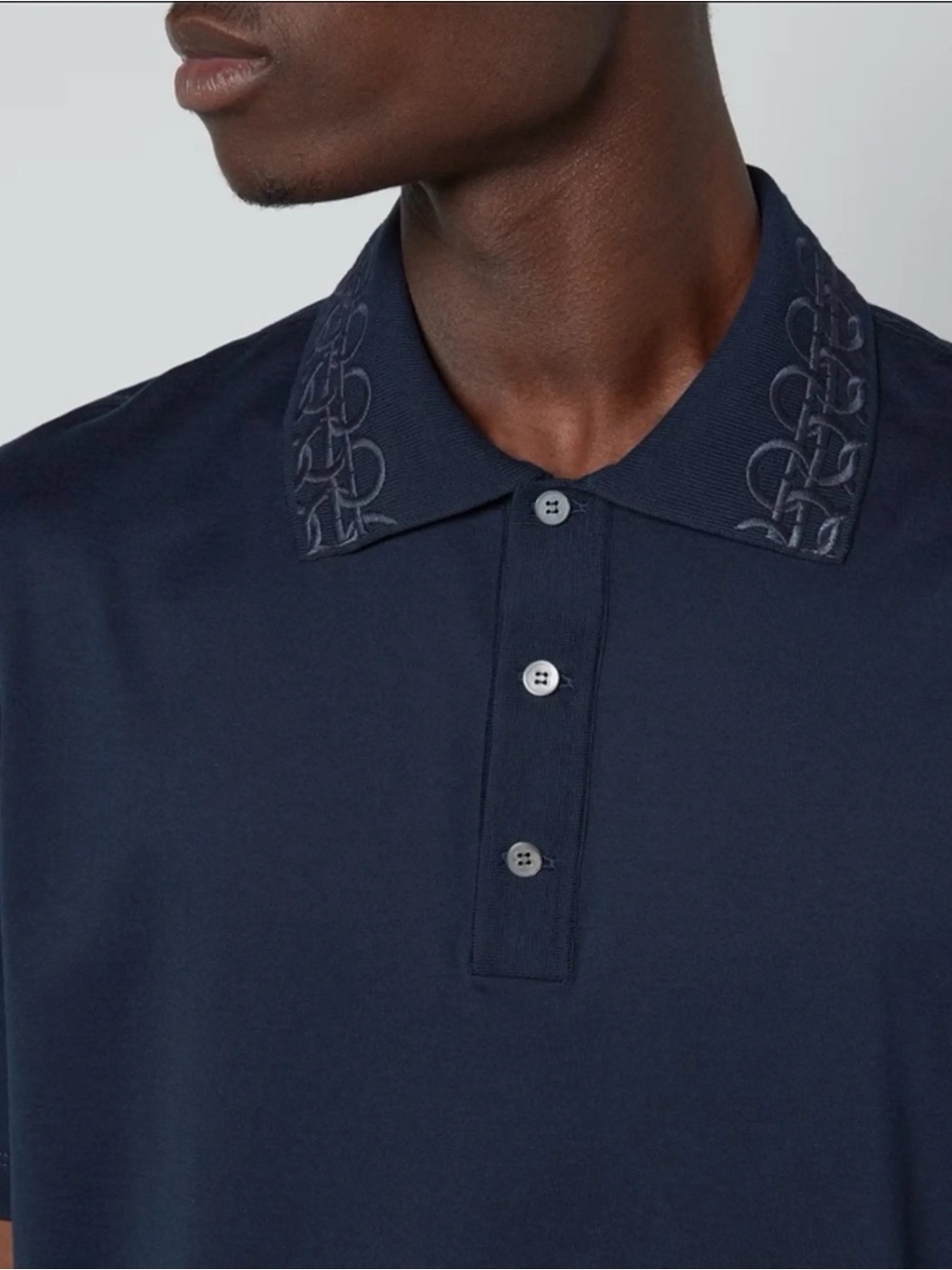 Salvatore Ferragamo Men Gancini Embroidered Collar Polo Shirt - Picture 2 of 9